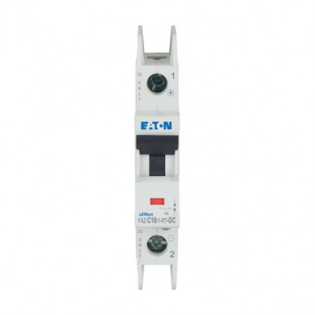 FAZ-C16/1-RT-DC 305879 Y7-305879 EATON ELECTRIC Interruttore automatico internazionale FAZ, 16A, 1P, curva C..