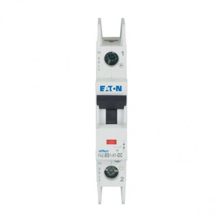 FAZ-B5/1-RT-DC 305915 Y7-305915 EATON ELECTRIC Interruttore automatico interno FAZ, 5A, 1P, curva B, per ane..