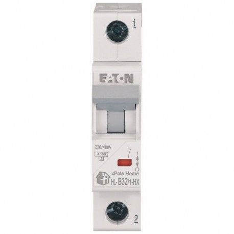 HN-B32/1 194824 EATON ELECTRIC Miniature circuit breaker (MCB), 32 A, 1p, characteristic: B