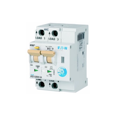 AFDD-13/2/B/001-G/A MB-300195 Y7-300195 EATON ELECTRIC Interruttore di protezione antincendio, 2p, B, 13 A, ..