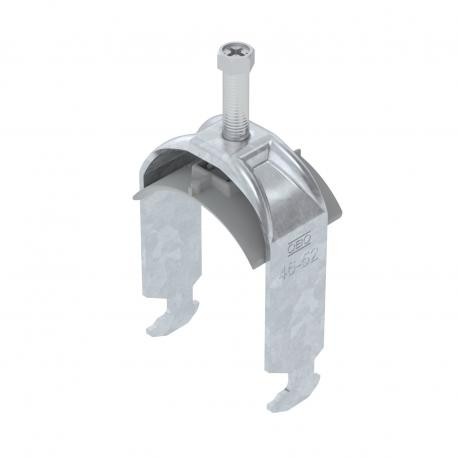 BS-H1-K-46 FT 1186242 OBO BETTERMANN Clamp on profile 2056 BS-H1-K-46 FT Polyamide, PA Steel, St Hot dipped ..