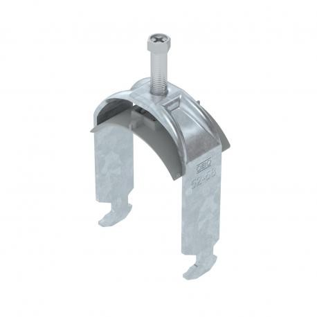BS-H1-K-58 FT 1186256 OBO BETTERMANN Clamp on single H-base profile, plastic half-rod, FT 2.5 mm M8 52-58 mm