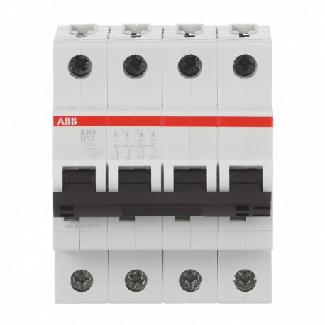 2CDS254001R0135 ABB Int. S204-B13 4p 13A B 10kA