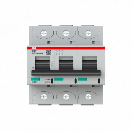 2CCG001234R0001 ABB Int. S803P-C125 3P 125A C 50kA