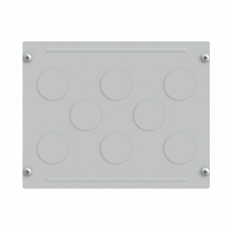 1SZE990900B0014 ABB SpEeL/M Cable cover met. 8xM40 A400