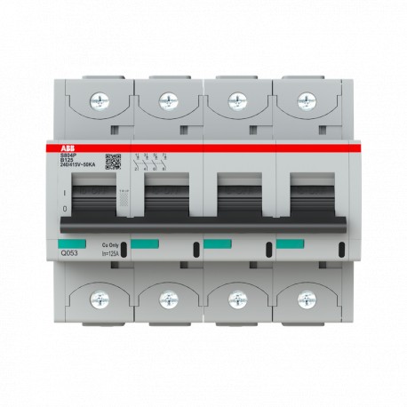 2CCG001225R0001 ABB Int. S804P-B125 4p 125A B 50kA