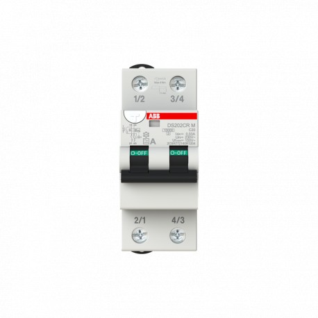 2CSR772140R1204 ABB I.com.DS202CRM 2p C 20A A 10kA 30mA