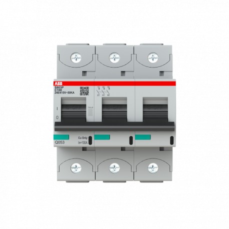 2CCG001233R0001 ABB Int. S803P-C100 3p 100A C 50kA