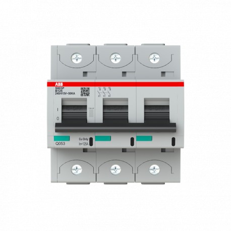2CCG001222R0001 ABB Int. S803P-B125 3p 125A B 50kA