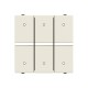 2CLA220530N1101 N2205.3 BL NIESSEN Micropulsador 3/6 canales BL