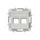 2CLA851820A6201 8518.2 DN NIESSEN Cobrir 2 conector com DN cego