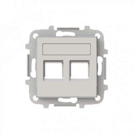 2CLA851820A6201 8518.2 DN NIESSEN Tapa 2 conector con persiana DN