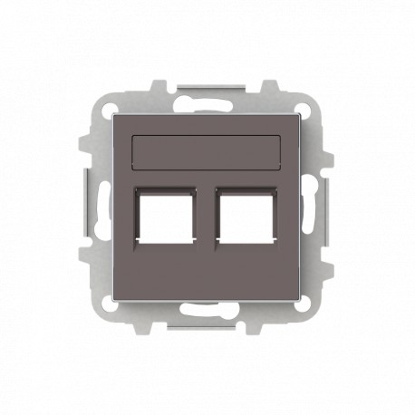 2CLA851820A6301 8518.2 TP NIESSEN Tapa 2 conector con persiana TP
