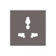 2CLA853900A6301 8539 TP NIESSEN Tapa base de enchufe universal TP