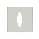 2CLA855550A6201 8555.5 DN NIESSEN Tapa toma VDI VGA DN