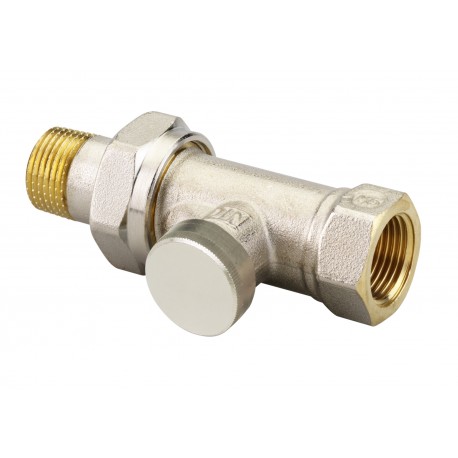 003L0122 DANFOSS HEATING RLV-S 10 RECTO, NIQUELADO