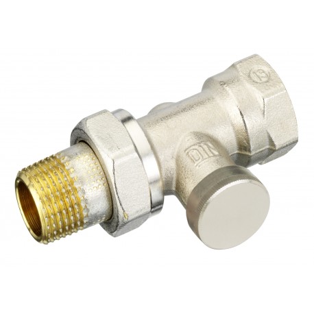 003L0124 DANFOSS HEATING RLV-S 15 Gerade, vernickelt
