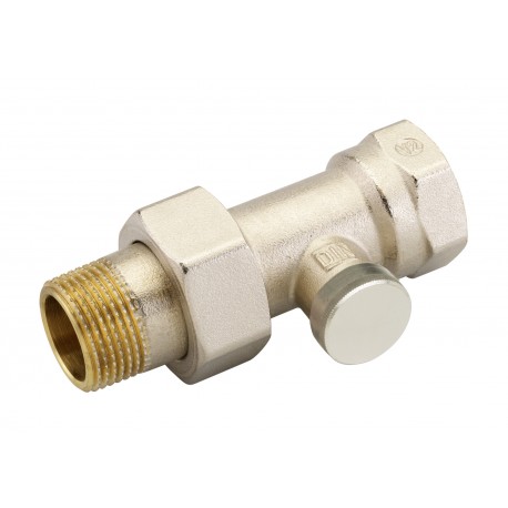 003L0126 DANFOSS HEATING RLV-S 20 Прямой, никелированный