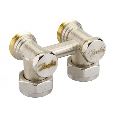 003L0223 DANFOSS HEATING RLV-KS 3/4" Ângulo, niquelado