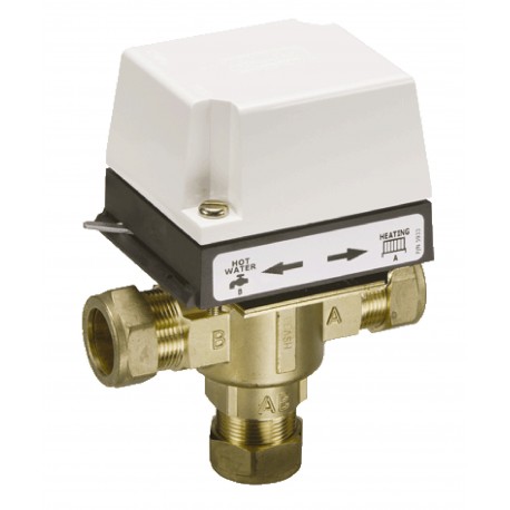 087N6614 DANFOSS HEATING HS3D 22mm Valvola completa a 3 vie