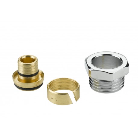 013G4198 DANFOSS HEATING ACCESORIO DE 1/2", 16x2 PEX Cromo