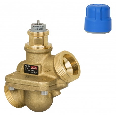 003Z1334 DANFOSS HEATING AB-QM 1" HF sem plugues de teste