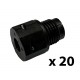087G6077 DANFOSS HEATING Instalación de plástico. Conjunto para sensor, 20pc