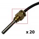 087G6078 DANFOSS HEATING Brass install. set for sensors, 20pc
