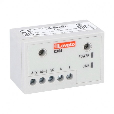 CX04 LOVATO Modulo di comunicazione RS485 per ADXNP, Modbus-RTU 24V AC/DC