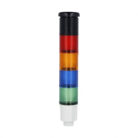 8LT4K07BG LT4K07BG LOVATO Stack light Ø 45 mm pre-assemblati, Verde, blu, arancio, rosso, con il suono conti..