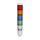 LT4K08BG LOVATO Stack light Ø 45 mm pre-assemblati in Bianco, verde, blu, arancio, rosso, 24VDC