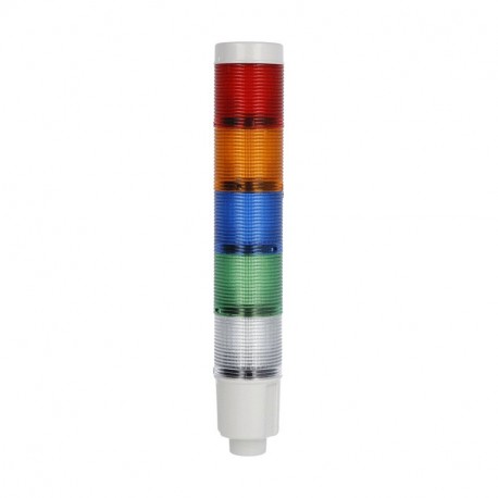 8LT4K08BG LT4K08BG LOVATO Stack-light Ø 45 mm, vormontiert, Weiß, grün, blau, orange, rot, 24VDC