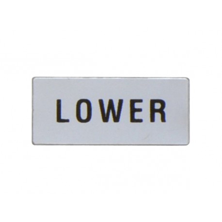 LPXAGB232 LOVATO Engraved generic labels... LOWER