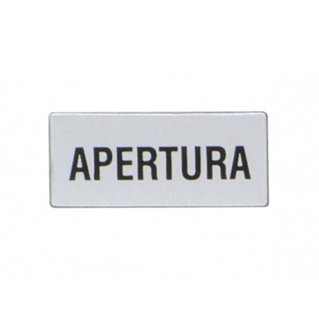 LPXAI229 LOVATO Engraved generic labels... APERTURE