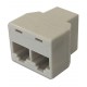 RJ45COUPLER ADELSYSTEM RJ45 Three way "Daisy Chain" Connect DC-UPS Size3 (Aux2) to RS485