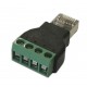 RJTB500 ADELSYSTEM Connector RJ45/Terminal Block 4pin DC-UPS Size 3 (Aux 2)