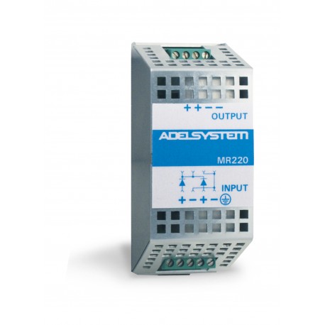 MR220 ADELSYSTEM Decoupling Module (Domotic & Domestic) Decoupling Module  In-Out 10-60 V 25A