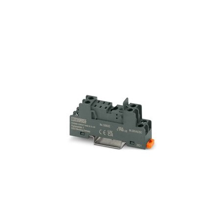 ECOR-1-BSC2/FO/2X21 1308332 PHOENIX CONTACT Zócalo de relé ECOR-1, para relé FASTON, Terminal de horquilla, ..