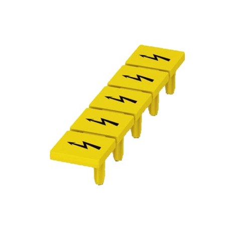 8WH9065-5CA06 SIEMENS Targhetta con iscrizione, con freccia fulminante, verticale, larghezza terminale: 10,2..