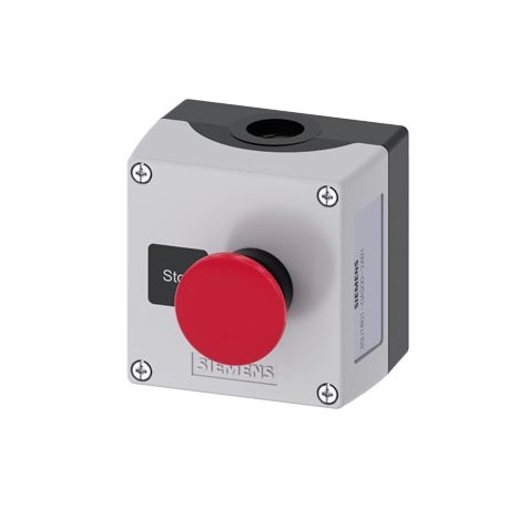 3SU1801-0AS00-2AB1 SIEMENS enclosure for command devices 22 mm, round, enclosure material plastic, enclosure..