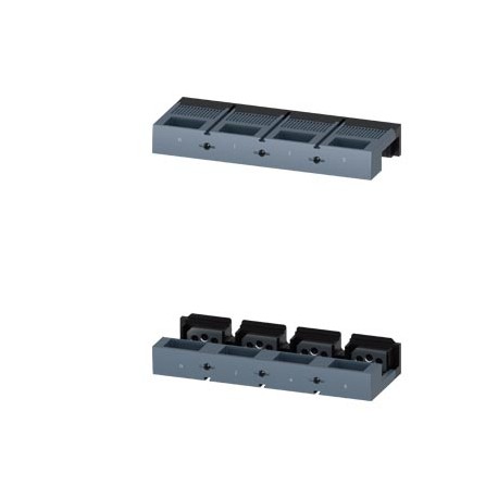 3VA9674-0QA00 SIEMENS nut keeper kit 4 units inch threaded plate, cover, top and bottom accessory for: 3VA55..