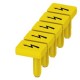 8WH9060-5CA06 SIEMENS Label, with warning arrow, vertical, terminal width: 5.2 mm, yellow