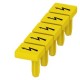 8WH9063-5CA06 SIEMENS Label, with warning arrow, vertical, terminal width: 6.2 mm, yellow