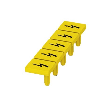 8WH9064-5CA06 SIEMENS Label, with warning arrow, vertical, terminal width: 8.2 mm, yellow
