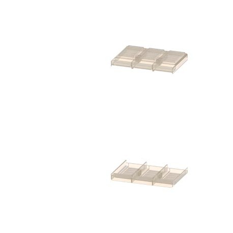 3VA9871-0WD30 SIEMENS SENTRON. Tapa cubrebornes corta tripolar. 2 ud. accesorios para. interruptor automátic..