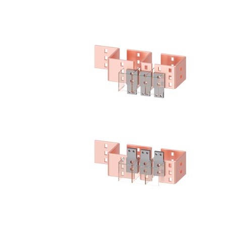 3VA9873-0QB00 SIEMENS bus connector extended front mounted 3 units accessory for: 3VA57/58 3VA67/68
