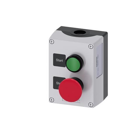 3SU1802-0AN00-2AB1 SIEMENS enclosure for command devices, 22 mm, round, enclosure material plastic, enclosur..