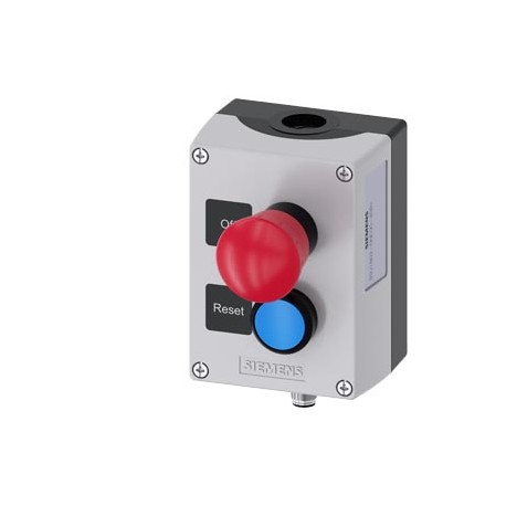 3SU1802-0NE00-4SB1 SIEMENS enclosure for command devices, 22 mm, round, enclosure material plastic, enclosur..