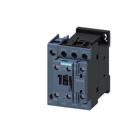 3RT2326-1AH20-4AA0 SIEMENS contator de potência, AC-3, 32 A, 15 kW/400 V, 4 polos, 48 V AC, 50/60 Hz, contat..