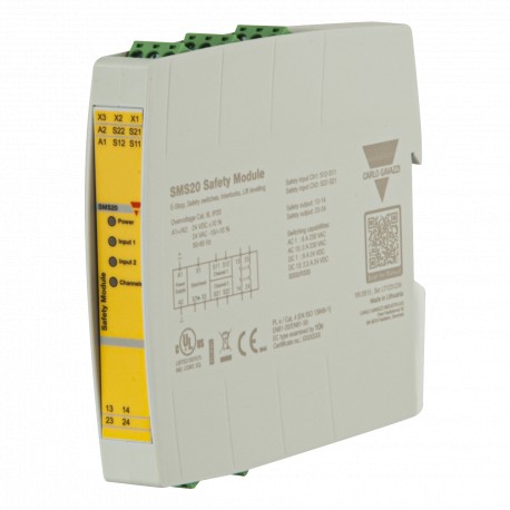 SMS20 CARLO GAVAZZI Sicherheitsmodul – Notstopp / Aufzugsnivellierung / Türen